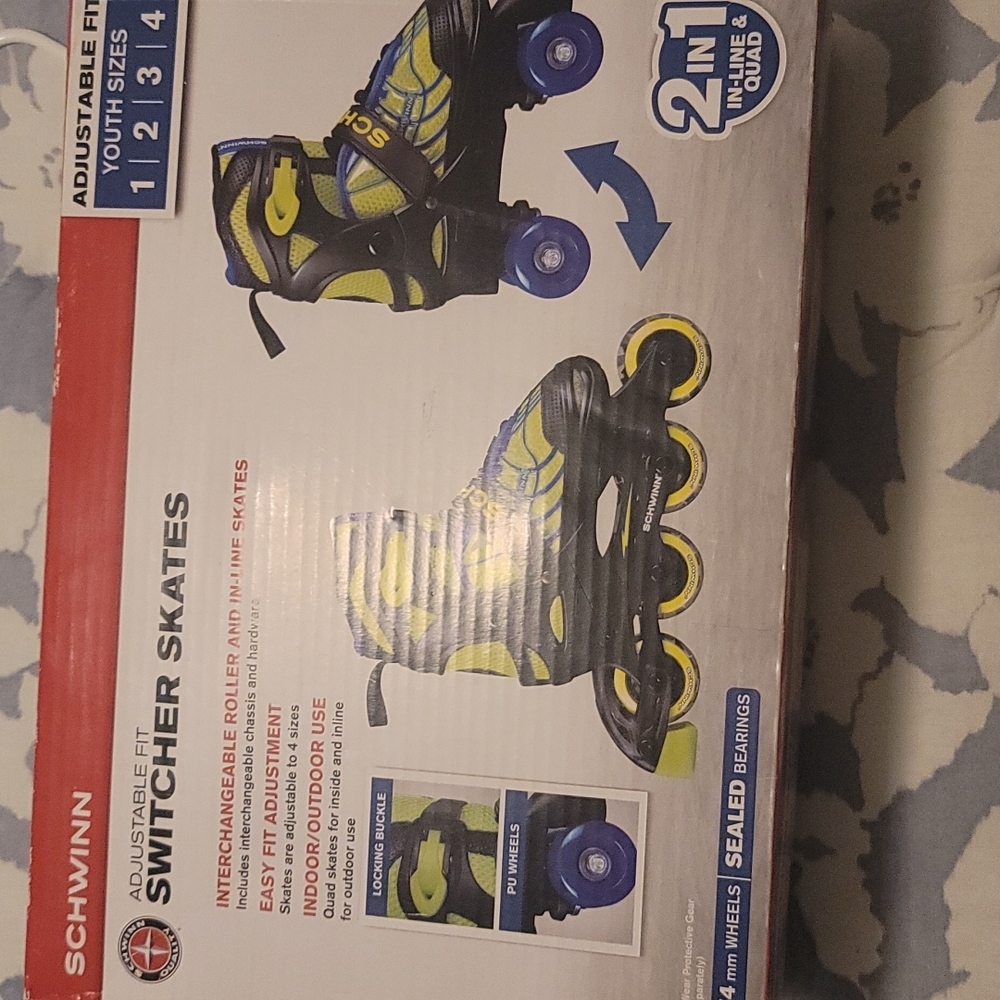 Like new Schwinn Adjustable fit switcher skates